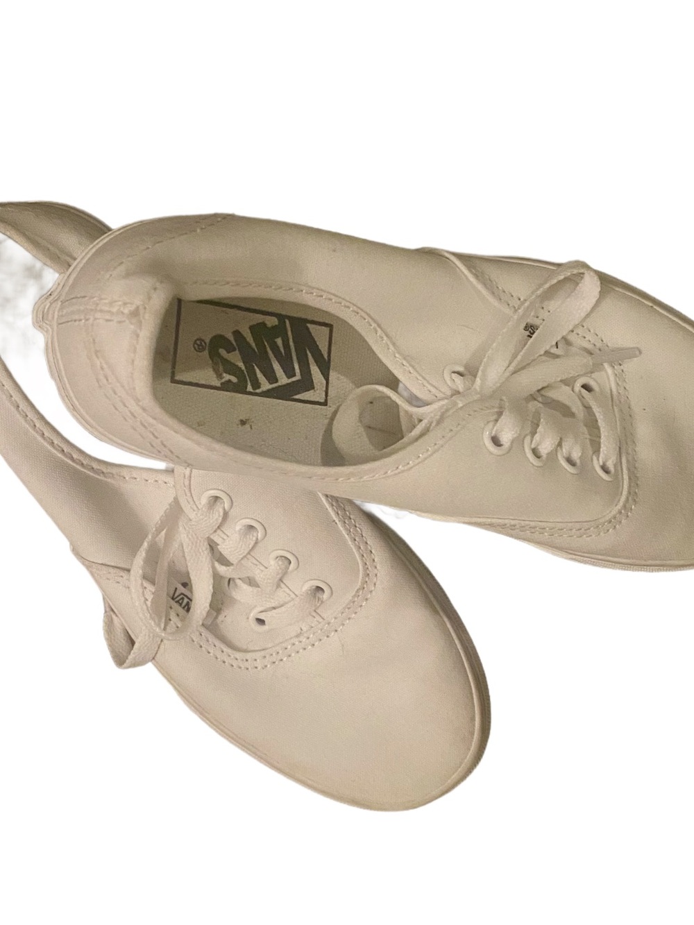 Vans Women's Low-Top Canvas Sneakers - Off-White